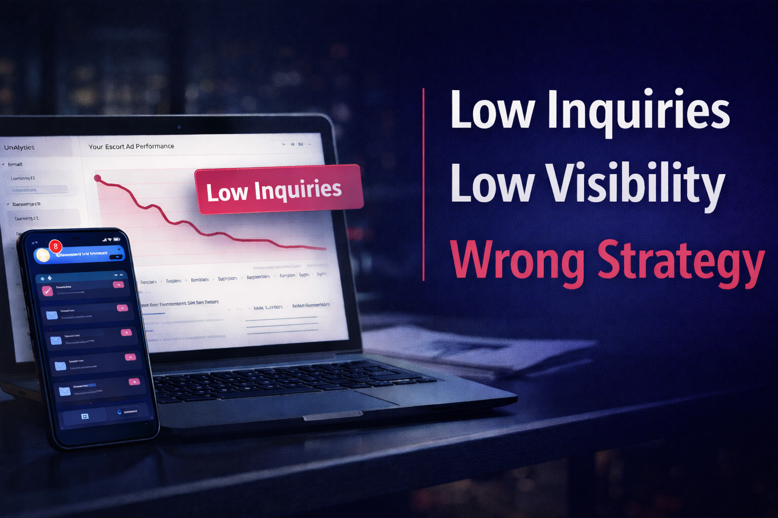 Why Independent Escorts Are Not Getting Responses to Their Ads and How to Fix It