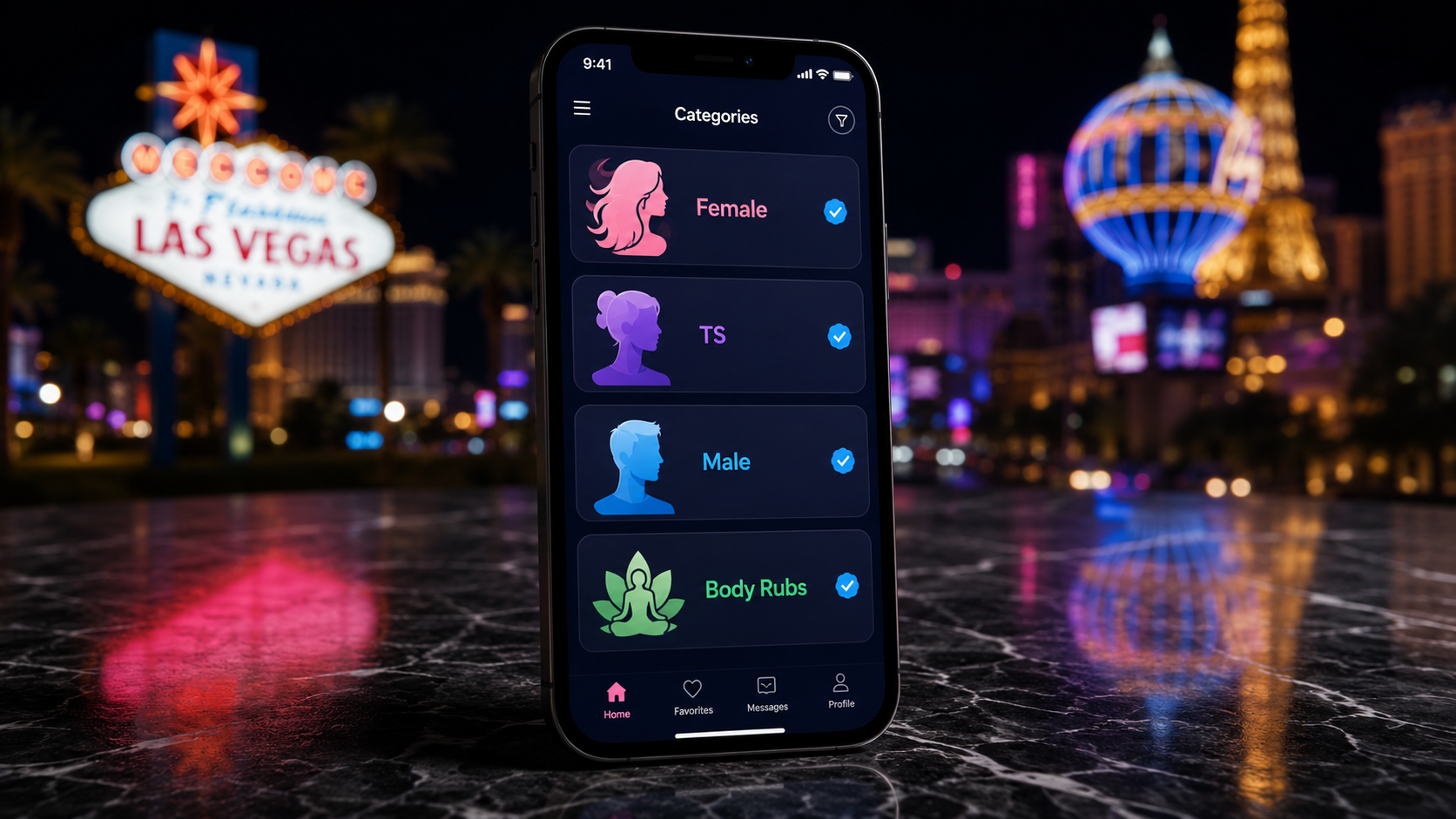 Female vs TS vs Male Listings in Las Vegas: What’s Available by Category