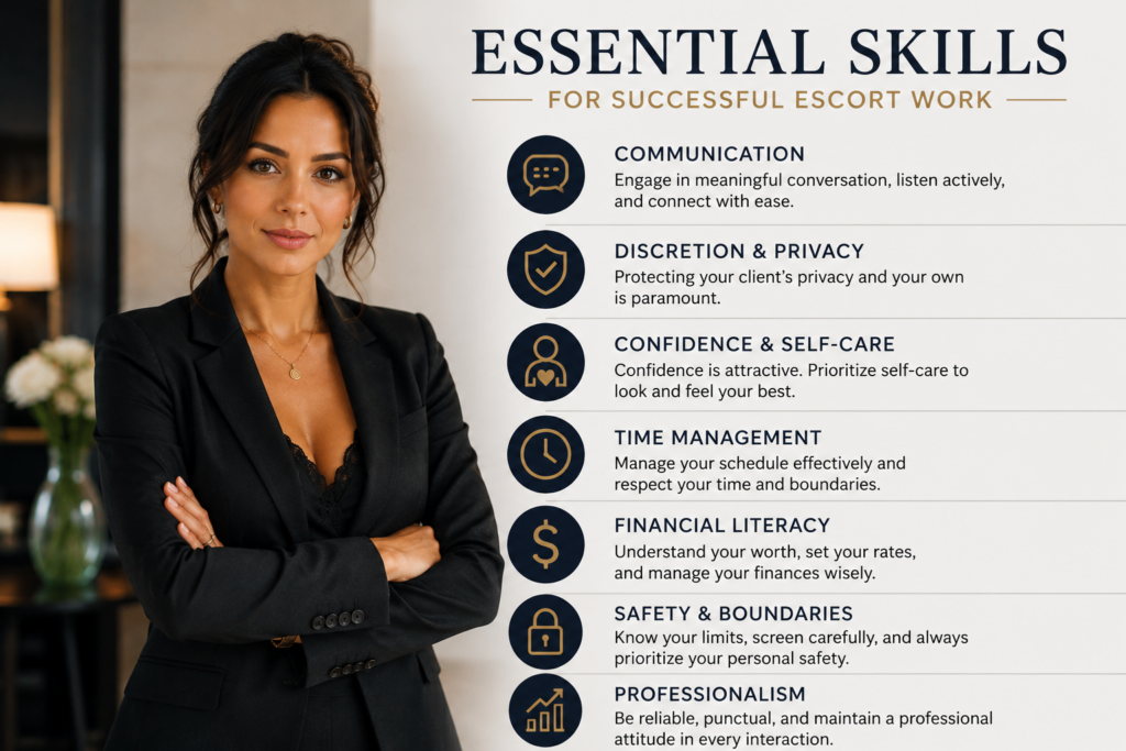Essential skills for successful escort work